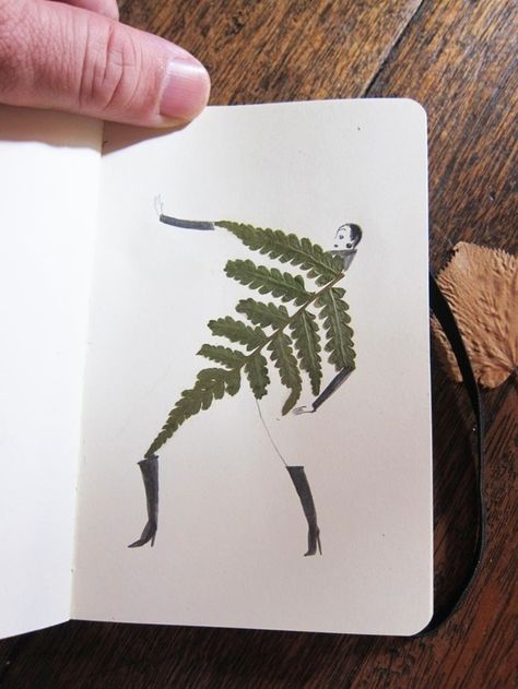 Pressed Leaf Drawings | 32 Awesome Things To Make With Nature @Brittney Benjamin  - we should do this! Art And Illustration, Kunst Inspiration, Wreck This Journal, Leaf Drawing, Arte Inspo, Art Et Illustration, Sketchbook Inspiration, Creative Sketches, Nature Crafts