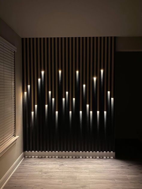 Bedroom Wall Designs, Accent Walls In Living Room, Wall Lighting Design, غرفة ملابس, Wall Decor Design, Interior Wall Design, Living Room Design Decor, Wall Cladding, House Interior Decor