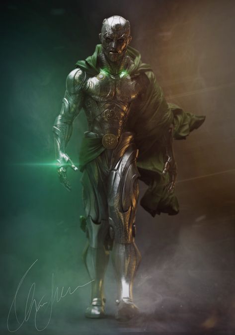 Doctor Doom Marvel, Red Hood Comic, Armor Suit, Marvel Concept Art, Mcu Dr, Doctor Doom, Dr Doom, 3d Figures, Marvel Characters Art