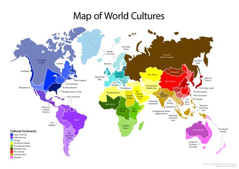 Map of World Cultures on Behance Map Legend Design, Classroom Drawing, World Geography Map, World Atlas Map, Different Cultures Around The World, West Map, Map Of World, Cultures Around The World, Earth Illustration