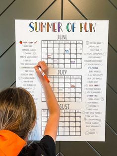 "Looking for a fun activity or new tradition for your kids this Summer? Countdown the Summer with this adorable coloring checklist poster. Kids and adults will love checking off each day until the summer ends. It's a fun and one-of-a-kind way to count down the summer. You will receive: One 18\" x 24\" PDF Print at any local printing store.  *Dates have been updated for 2024 This listing is for printable, digital PDF files only. No printed material will be shipped to you. * Downloaded products ar Countdown Poster, Fun Calendar, Summer Countdown, Summer Of Fun, Vogue Kids, Summer Schedule, Summer Fun For Kids, Summer Poster, Summer Fun List