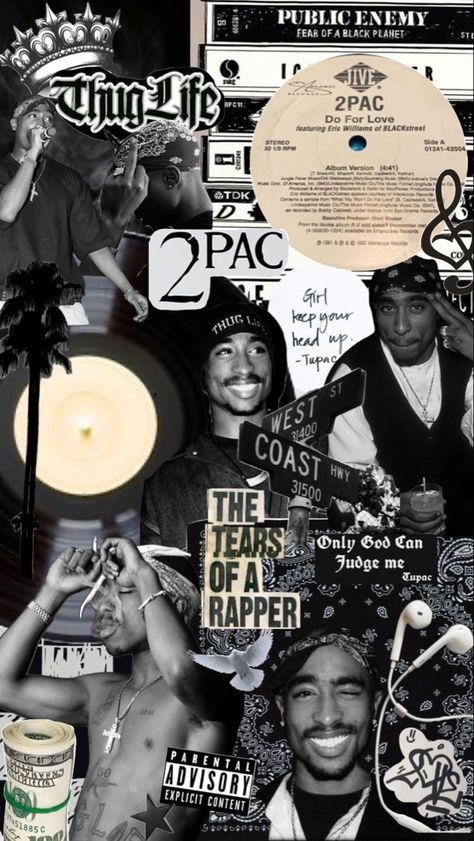 Hiphop Background, 2pac Do For Love, Hip Hop Aesthetic Wallpaper, 2pac Poster, 2pac Wallpaper, Tupac Photos, 90s Rappers Aesthetic, Album Cover Wallpaper Collage, Tupac Art