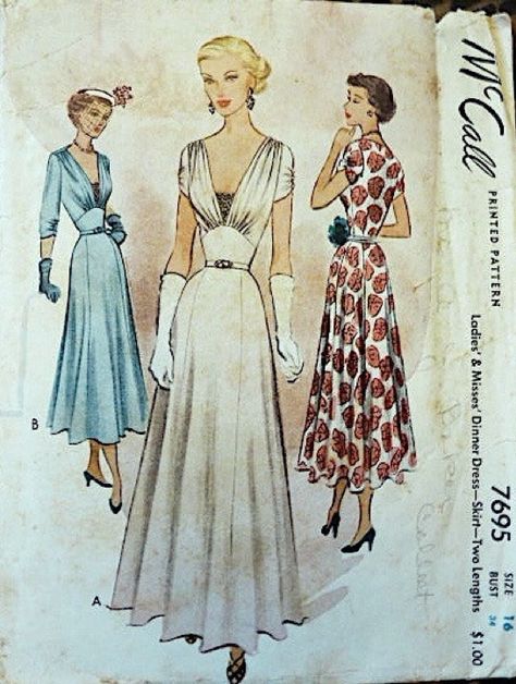McCall 7695 <3 I WANT THIS PATTERN!!!!! Portable Sewing Kit, Dress Pattern Vintage, Travel Sewing Kit, Fabric Shears, Patron Vintage, Travel Sewing, Hand Sewing Needles, Fashion 1940s, Needle Threaders