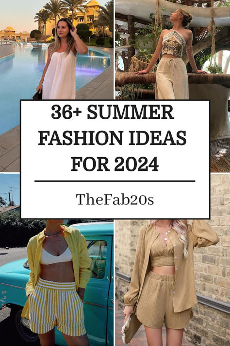 Looking for stunning summer fashion ideas? These trendy summer fashion 2024 ideas are TOO good.. We've collected some of the best summer styles here Trending Fall Outfits, Trendy Summer Fashion, Europe Travel Outfits Summer, Shoes Trending, Trending Dress, Colorful Summer Outfits, Summer Dress Trends, Outfits Trending, Hot Summer Outfits