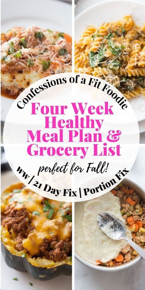 Looking for healthy meal plans with tons of yummy fall and winter meals that the whole family will love?  Enjoy this printable meal plan with healthy dinner ideas that is super helpful during busy weeks where you just want to print a healthy grocery list and head to the store or schedule a grocery pick up! Ina Garten, Weekly Meal Plan Family, Easy Healthy Meal Plans, Week Of Healthy Meals, Healthy Menu Plan, Printable Meal Plan, Family Meal Planning Healthy, Healthy Weekly Meal Plan, Macro Meal Plan