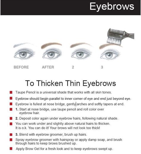 Eyebrows Thicken Eyebrows, How To Thicken Eyebrows, Mua Life, Eyebrow Tips, Eyebrow Before And After, Beauty Routine Planner, Beauty Hacks Eyelashes, How To Do Eyebrows, Oily Skin Care Routine