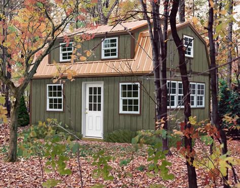 Wood Storage Shed, Cabin Storage, Storage Shed Kits, Shed Cabin, Build Your Own Shed, Wood Storage Sheds, Shed Home, Shed To Tiny House, Best Barns