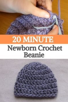 Crochet Baby Hats And Booties, Amigurumi Patterns, Newborn Hats Crochet Pattern Free, Easy Crochet Infant Beanie, Crochet Baby Hat Patterns Newborn, Easy Newborn Crochet Hat Pattern Free, Free Crochet Baby Beenies, Crochet Baby Beanie Hat, Crochet Hat For Newborn