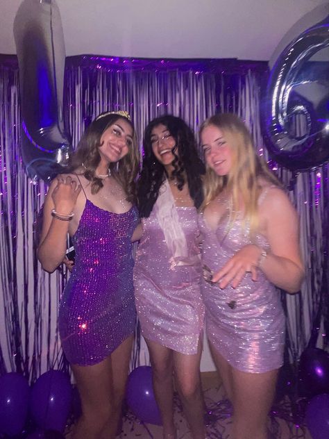 Birthday Party Aesthetic Outfit, Euphoria Themed Dress, Euphoria Dresses Party Purple, Cocktail Dress Birthday Party, Euphoria Sweet 16 Dresses, Euphoria Aesthetic Party Theme Outfit, Euphoria Birthday Outfit Ideas, Aesthetic Birthday Dress Outfit, Euphoria Birthday Party Outfits