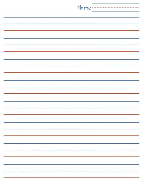 Kindergarten Paper Printable, Printable Practice Writing Sheets, Kindergarten Lined Paper Free Printable, Lined Paper For Kindergarten Writing, Kindergarten Writing Paper Printable, Printable Writing Paper For Kids, Writing For Kindergarten Free Printable, Writing Sheets For Kindergarten, Composition Template