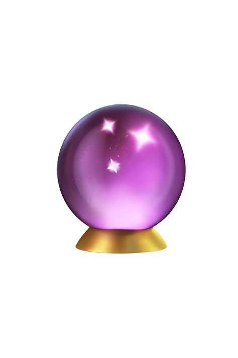 Magic Emoji, Fortune Ball, Crystal Ball Art, 2024 Notion, Purple Emoji, Iphone Emojis, Emojis Iphone, Phone Emoji, Apple Emojis