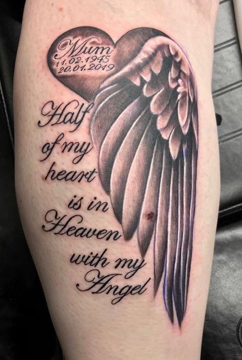 Mums Tattoo, Remembrance Tattoo, Rip Tattoos For Dad, Rip Tattoos For Mom, Memorial Tattoos Mom, Rip Tattoos, Rosen Tattoo Frau, Memorial Tattoo Quotes, Tattoos For Dad Memorial