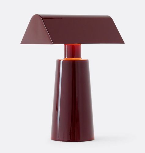 Favorites Gallery | Rejuvenation Battery Powered Lamp, Bankers Lamp, Red Table Lamp, Cordless Table Lamps, Red Lamp, Green Lamp, Cordless Lamps, Interior Design Resources, Contract Design