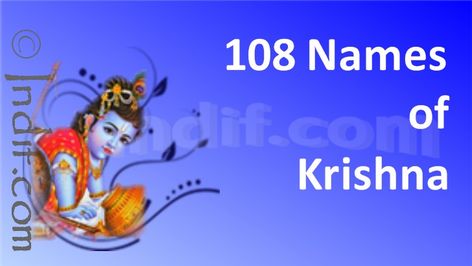 108 Names of Lord Krishna by Indif.com Name Of Baby Boy, Names Of Lord Krishna, Hindu Names For Boys, Hindu Baby Boy Names, Rustic Boy Nursery, Classic Kids Books, Krishna Names, Baby Names Scottish, Western Nursery