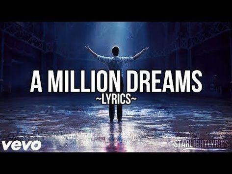 The Greatest Showman - A Million Dreams (Lyric Video) HD - YouTube | The greatest showman, Dream song, Dream video Greatest Showman Songs, A Million Dreams Lyrics, A Million Dreams, Million Dreams, Dream Song, Great Song Lyrics, Dream Video, Dance Songs, Mom Party