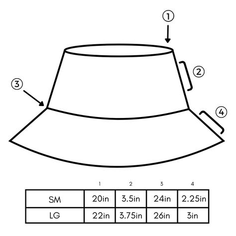 Bucket Hat Template Measurements, Bucket Hat Pattern Measurements, Bucket Hat Template, Bucket Hat Measurements, Bob Chapeau, Pola Topi, Bucket Hat Style, Bucket Hat Pattern, Sewing Hats