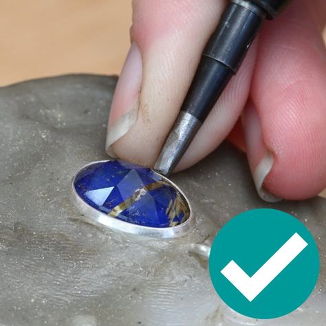 Top Tips for Bezel Setting - Lucy Walker Jewellery Bezel Setting Tutorial, Silversmithing Tutorials, Silver Soldering, Hammered Metal Jewelry, Metal Jewelry Handmade, Stone Settings Jewelry, Jewellery Techniques, Jewellery Workshop, Bezel Wire