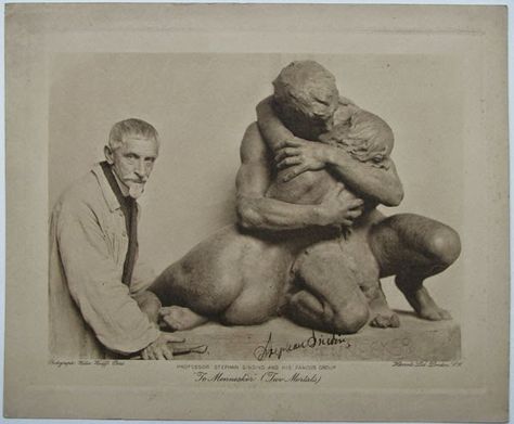 Statue, Surrealism, Stephan Sinding, Realism, Sculptor, Greek Statue, Male Sketch, Historical Figures, Sculpture