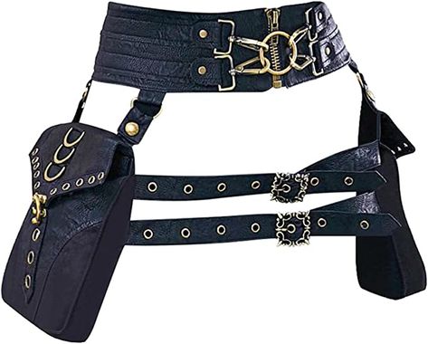 Pirate Accessories, Hip Pouch, Festival Costume, Pirate Fashion, Nice Belts, Leg Bag, Festival Costumes, Waist Pouch, Belt Purse