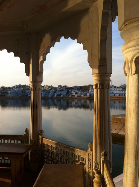 Pushkar Aesthetic, Ananya Core, Pushkar Rajasthan, India Aesthetic, Desi Pinterest, South Asian Aesthetic, Indian Lake, Royal Indian, Pen Art Drawings