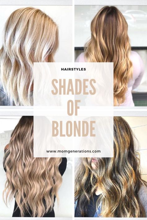 Shades of Blonde Hairstyles - Winter Blonde Styles. Here are some beautiful shades of blonde for the winter. #Blonde #BlondeHair Balayage, Full Highlights For Light Brown Hair, Hair Colour Blonde Highlights, Beige Blonde Bob Hair, Blonde Hair Dye Ideas For Brunettes, Winter Blonde Hair Medium Length, Winter Blonde Hair Short, Golden Blonde Hair With Lowlights, Warm Lowlights For Blondes