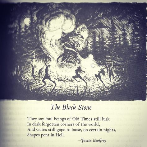 ‘The Black Stone’ from the book The Horror Stories of Robert E Howard Robert E Howard, Weird Fiction, Cthulhu Mythos, Cosmic Horror, Creepy Art, Cthulhu, Horror Stories, Black Stone, The Black