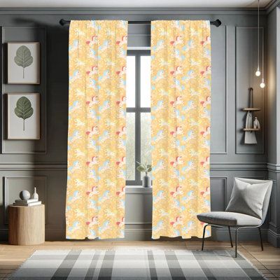 This window curtain panel for your living room, dining room, bedroom, kitchen, kids and dorm rooms and even garden doors. Matches well with various color palettes of curtains, rugs, furniture and any other home decor accent accessories. Lightweight with a very soft touch. They can be gifted to your mom, dad, sister, brother, grandma, grandpa, wife, son, daughter and other beloved ones. Their panel set has a Semi-Sheer feature, it lets the healthy and beautiful sunshine in a little. Easy to use for all seasons and every decor. As manufacturers of printed home textiles, we follow current trends and bring you the latest home fashion. Environmentally friendly, no dye substance harming the health of your family. Either a present to your family, friend, relative, boyfriend, girlfriend or yoursel Romantic Valentines Day, Flowers Romantic, Yellow Curtains, Kitchen Kids, Modern Window, Doodle Style, Modern Windows, Patio Door, Garden Doors