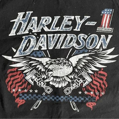 Harley-Davidson | Shirts | Harley Davidson Mens M Myrtle Beach Tee | Poshmark Eagle Graphic Tee, Stitch Tshirt, Harley Davidson Artwork, American Eagle T Shirts, Harley Davison, Beach Tee, Black Short Sleeve Shirt, Harley Davidson Men, Biker T Shirts