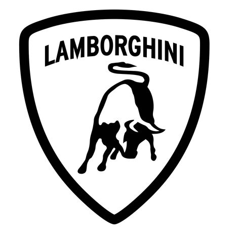 lamborghini logo Logos, Car Symbols, Logos Meaning, Lamborghini Logo, Logo Evolution, Car Silhouette, Lamborghini Urus, Lamborghini Miura, Bugatti Cars