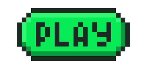 Pixel Art, Css Tutorial, Button Game, Play Button, Lets Play, Premium Vector, Graphic Resources, Vector Illustration