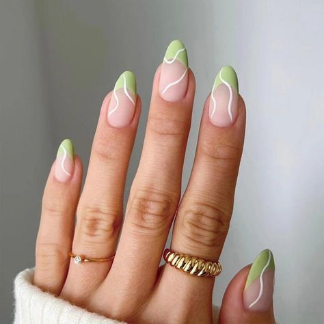 Colourful Nails, Valentine Nails, Summer Nail Art, Cute Simple Nails, Green Nail Designs, Simple Gel Nails, Colorful Nails, Summery Nails, Casual Nails