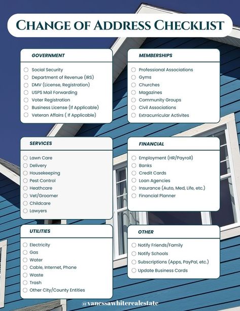Apartment List Moving Checklist, Change Address Checklist, Moving Checklist Printable, Checklist App, Moving House Tips, First Apartment Tips, Buying First Home, First Apartment Essentials, Travel Packing Checklist