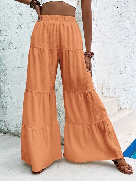 Hipster Fashion, Women Trousers, Summer Bottoms For Women, Women Bottoms, Wide Leg Palazzo Pants, Black Wide Leg Pants, Flowy Pants, High Waist Fashion, Women Pants