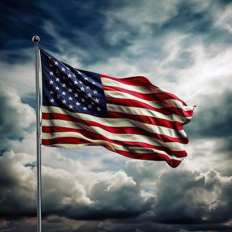 Download this Premium Photo about American flag USA, and discover more than 60 Million Professional Stock Photos on Freepik Usa Flag Aesthetic, Aesthetic American Flag, American Flag Aesthetic, Usa Flag Wallpaper, American Flag With Eagle, Flag Pictures, Florida Tattoo, American Flag Pictures, Flag Photography