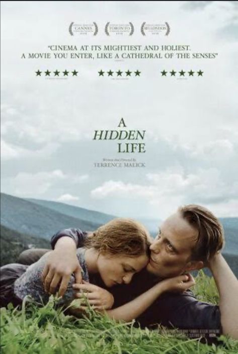 A Hidden Life, Movie To Watch List, Michelle Monaghan, Bon Film, Inspirational Movies, Great Movies To Watch, Movies Worth Watching, Life Poster, West Side Story