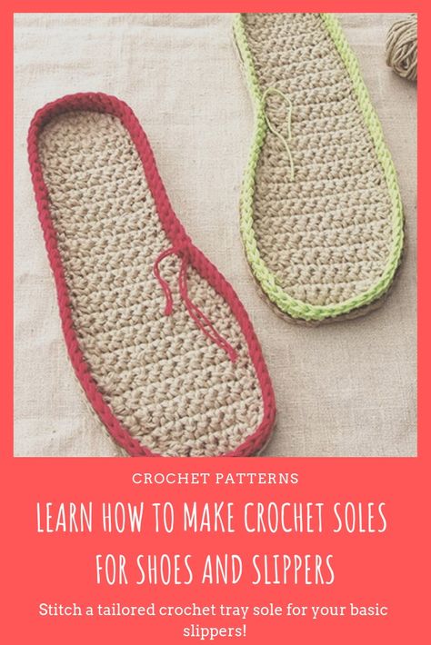 Learn How to Crochet soles for slippers and for shoes with this unique crochet pattern #crochet #crochetpattern Crochet Sole, Diy Crochet Slippers, Crochet Slipper Boots, Easy Crochet Slippers, Crochet Slippers Free Pattern, Crochet Shoes Pattern, Summer Hiking, Crochet Slipper Pattern, Backpacking Hiking