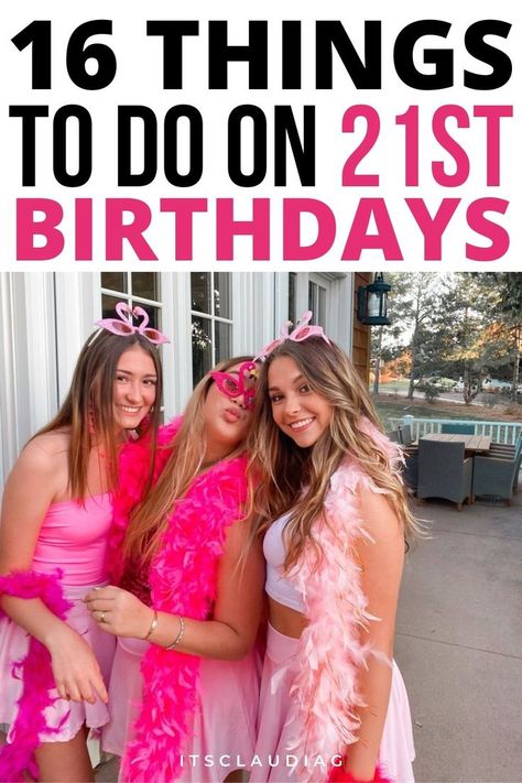 My friends and I tried these 21st birthday ideas and we had so much fun! These ideas are so good and we loved all the 21st birthday decorations. 21st Birthday Traditions, Daughters 21st Birthday Ideas, Daughter 21st Birthday Ideas, 21st Birthday Activities, 21sr Birthday Ideas, Diy 21st Birthday Decorations, 21st Birthday Parties, 18th Birthday Ideas For Boys, 21 Bday Ideas