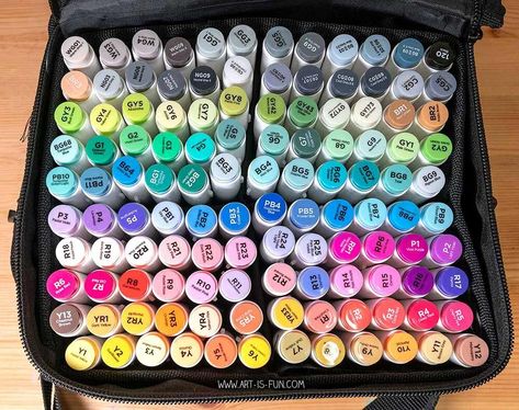 Ohuhu Markers - An Honest and Detailed Review of Ohuhu Brush Markers by a Professional Artist — Art is Fun Copic Marker Drawings, Ohuhu Markers, Paper Party Decorations, Marker Paper, Brush Markers, Copic Sketch Markers, Copic Sketch, Sketch Markers, Coloring Markers