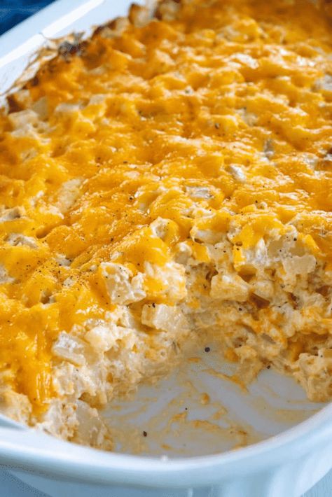 Potato Hashbrown, Hashbrown Potato Casserole, Cheesy Potatoes With Hashbrowns, Potatoes Breakfast, Hash Brown Potato Casserole, Cheesy Hashbrown, Casserole Kitchen, Cheesy Hashbrown Casserole, Recipes Cheese