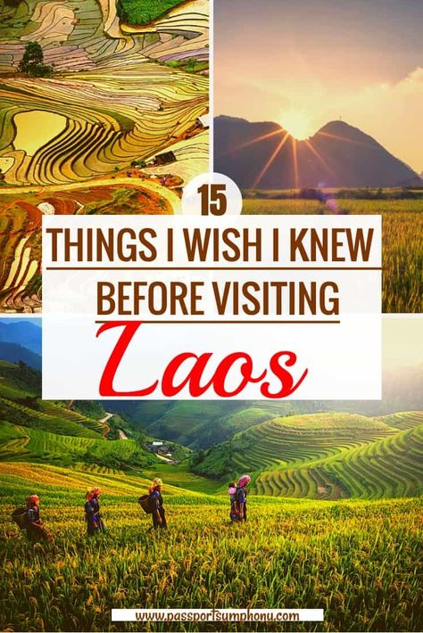 Things I wish I knew before visiting Laos 14 Buying A Business, Laos Travel, Asia Trip, Backpacking Asia, Asia Travel Guide, Se Asia, Southeast Asia Travel, Asia Destinations, Destination Voyage