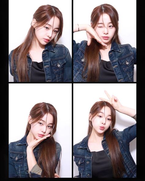 Self Photobooth Pose, Photobooth Poses Alone, Self Photo Pose, Photoshoot Ideas Selfie, Photobox Pose, Photobooth Poses, Ulzzang Short Hair, Photobooth Ideas, Group Picture Poses