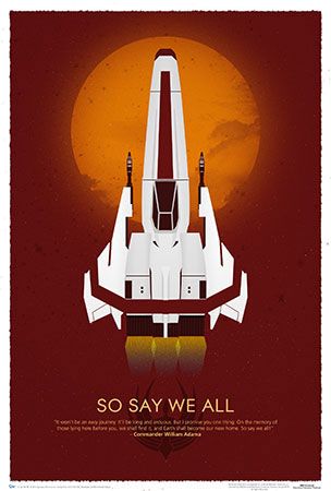 Battlestar Galactica So Say We All 10th Anniversary Poster Battlestar Galactica Wallpaper, Battlestar Galactica Ship, Battlestar Galactica 1978, Anniversary Poster, Anniversary Art, Sci Fi Ships, Sci Fi Tv, Plate Wall Decor, Battle Star