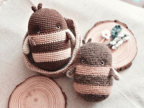 Crochet bee pattern 11cm/4 in amigurumi bee pattern cute | Etsy Amigurumi Patterns, Amigurumi Bee Pattern, Crochet Bee Pattern, Crochet Toy Patterns, Amigurumi Projects, Bee Toys, Country Cottages, Rose Crochet, Cups Of Tea