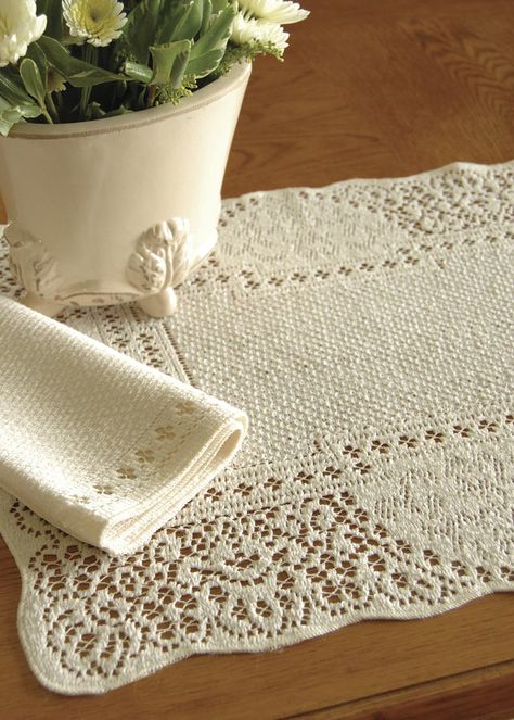 Canterbury, Lace Placemats, Heritage Lace, Timeless Home, Traditional Table, Home Textiles, Lace Making, Placemat Sets, Classic Collection