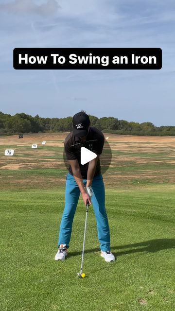 How To Golf Swing, Golf Iron Swing, Perfect Golf Swing, Golf Lessons Swings, Golf Swing Exercises, Golfing Tips, Golf Backswing, Golf Swing Mechanics, Cute Golf Outfit