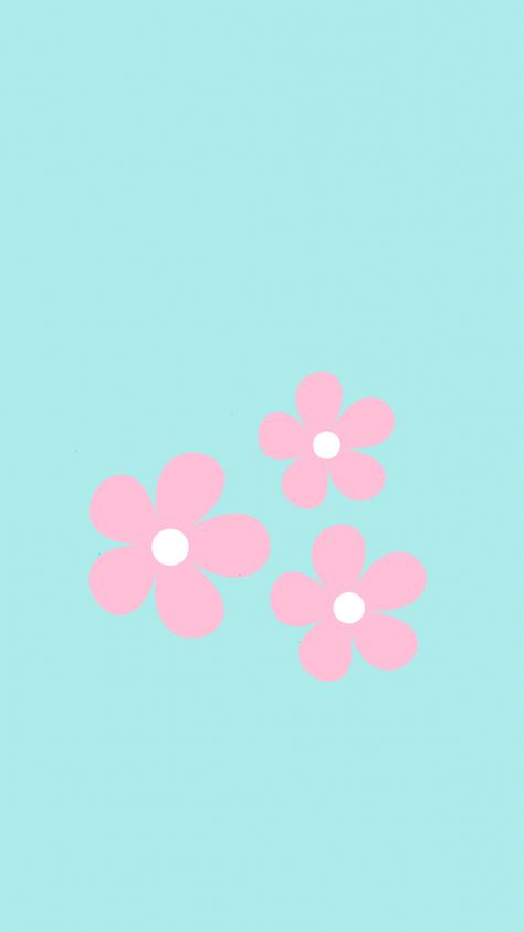 Pink Flower Phone Wallpaper, Wallpers Pink, Pink Flowers Wallpaper, Wallpaper Pink And Blue, Cartoon Flowers, Iphone Wallpaper Pattern, Pink And Blue Flowers, Spring Wallpaper, Phone Wallpaper Patterns