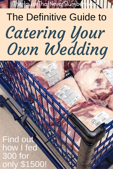 Diy Food At Wedding, How To Cater A Wedding, Buffet Food For Wedding Receptions, Wedding Buffet Food On A Budget, Cater Own Wedding, Smoked Meat Wedding Food, Summer Wedding Menu Ideas Buffet, Best Wedding Food Dinner, Summer Wedding Buffet Ideas