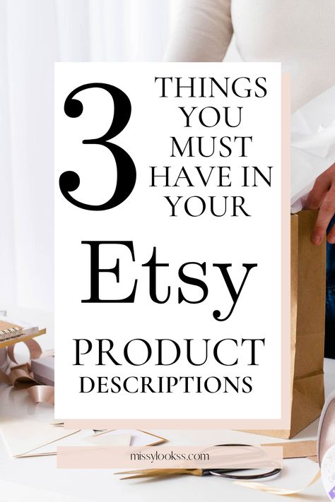 Etsy Cover Photo, Product Description Template, Starting Etsy Shop, Etsy Hacks, Starting An Etsy Business, Etsy Marketing, Etsy Seo, Etsy Success, Unique Business