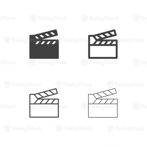 Film Slate Tattoo, Film Slate, Films Logo, Logo Video, Film Journal, Film Logo, Camera Tattoo, Film Icon, Logo Idea