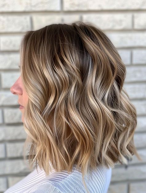 Elevate Your Style with Short Hair Balayage - Trendy Tips & Techniques Balayage, Brown Blonde Hair Balayage Short, Short Blonde Highlights Brown, Blond Balayage On Short Hair, Balayage Hair Short Brunette, Short Blonde Brunette Hair, Hair Highlights Blonde And Brown, Highlights Dark Blonde Hair Short, Root Smudge Short Hair